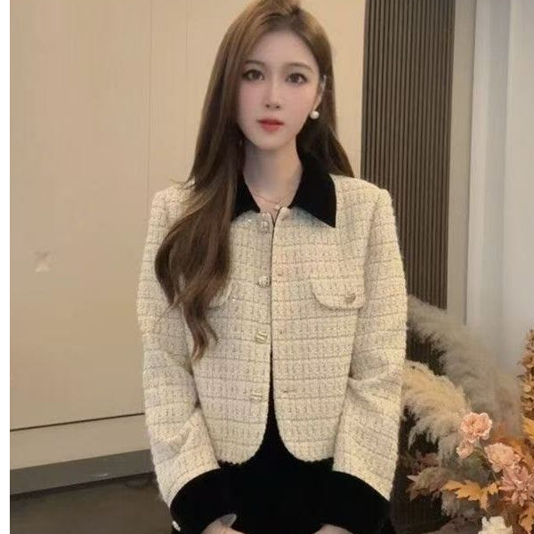 【新款+运费险】高级感小香风短款外套女装秋冬气质设计感外搭RO527