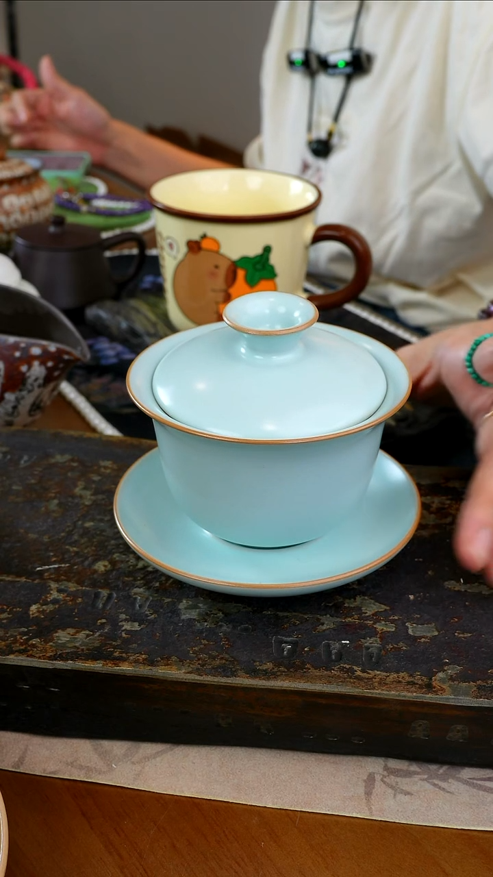 茶瓷物语福利青瓷盖碗