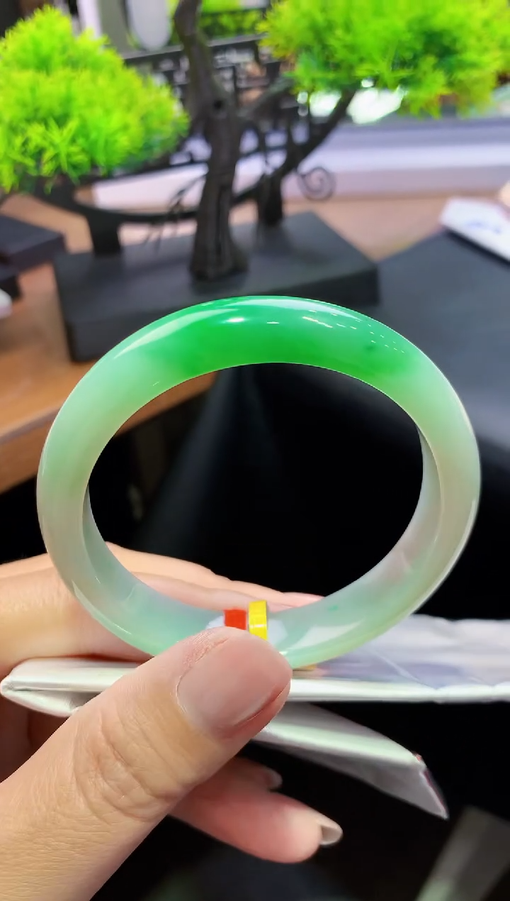 未镶嵌手镯翡翠K24天然A货缅甸翡翠56.5