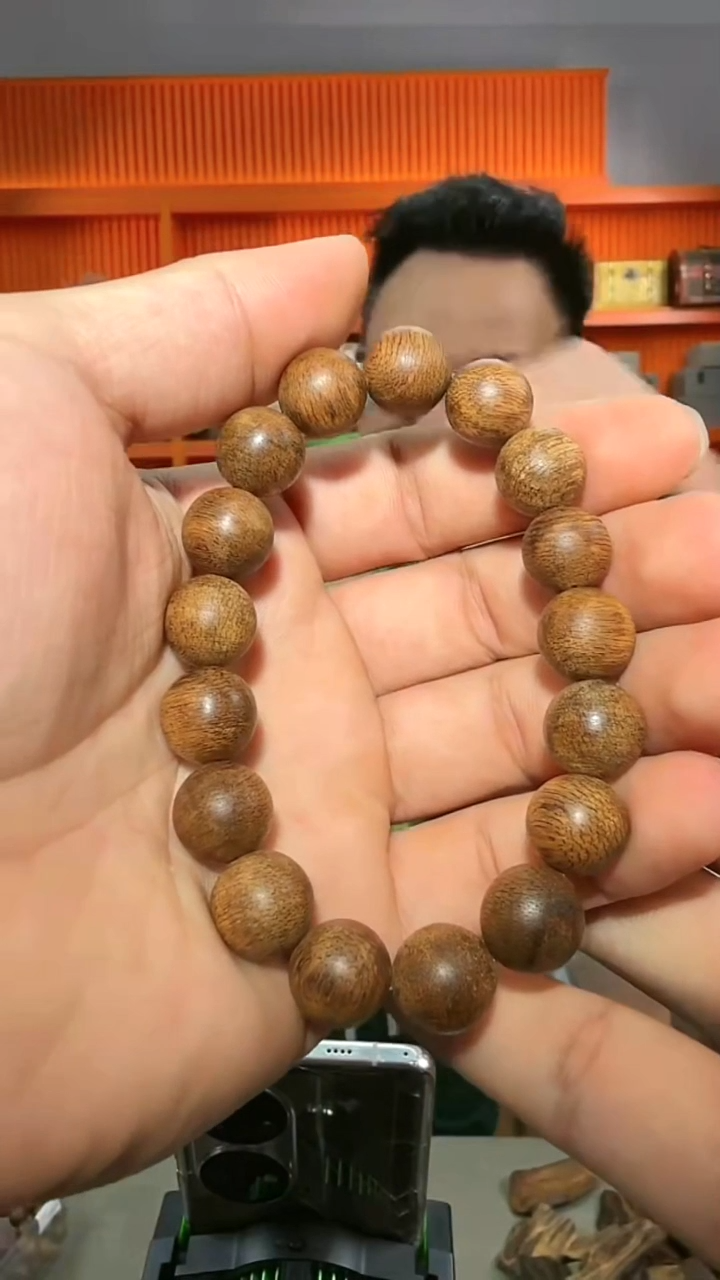 沉香手串31号顺化红土1.2多样性发一