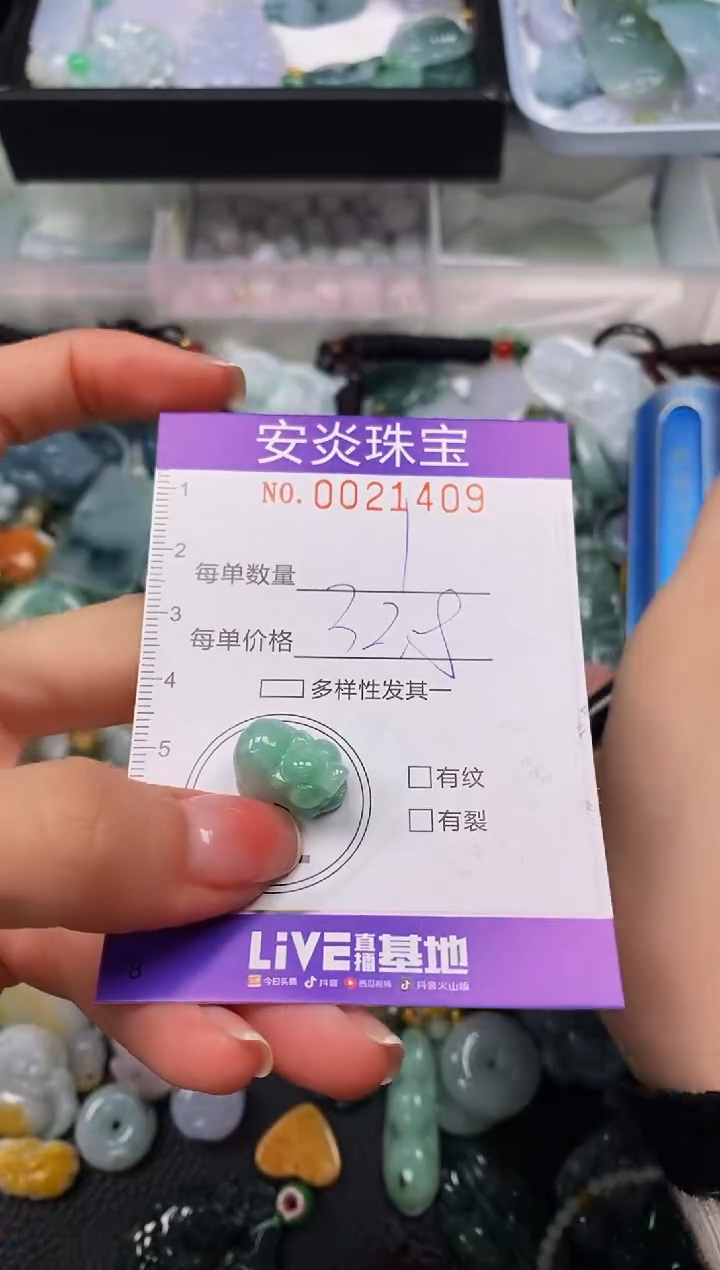 颈饰未镶嵌翡翠闪购0021409