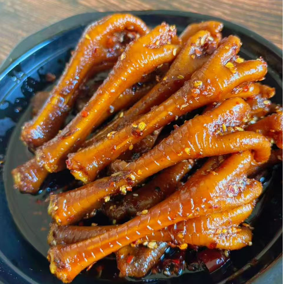 招牌-麻辣老鸡爪150克*2袋（中辣）（6-7个每包）