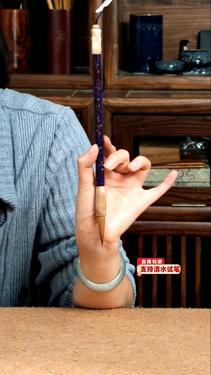 42号张小凤大漆螺钿正东纯狼毫0.93*3.9