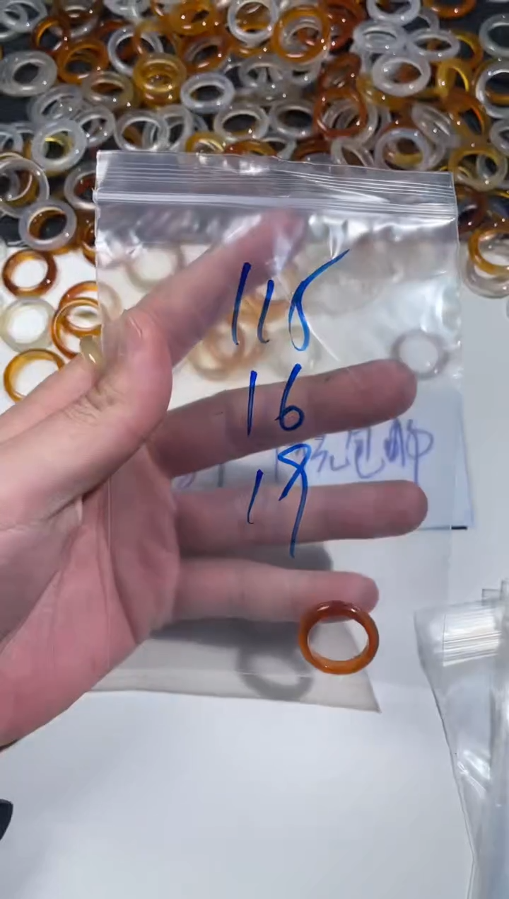 【闪购商品】玛瑙/玉髓戒圈未镶嵌115.