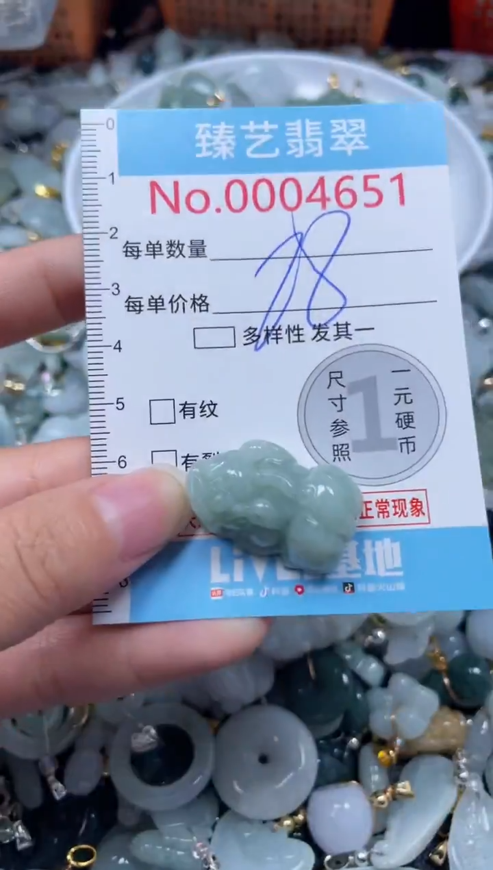 颈饰未镶嵌翡翠4651