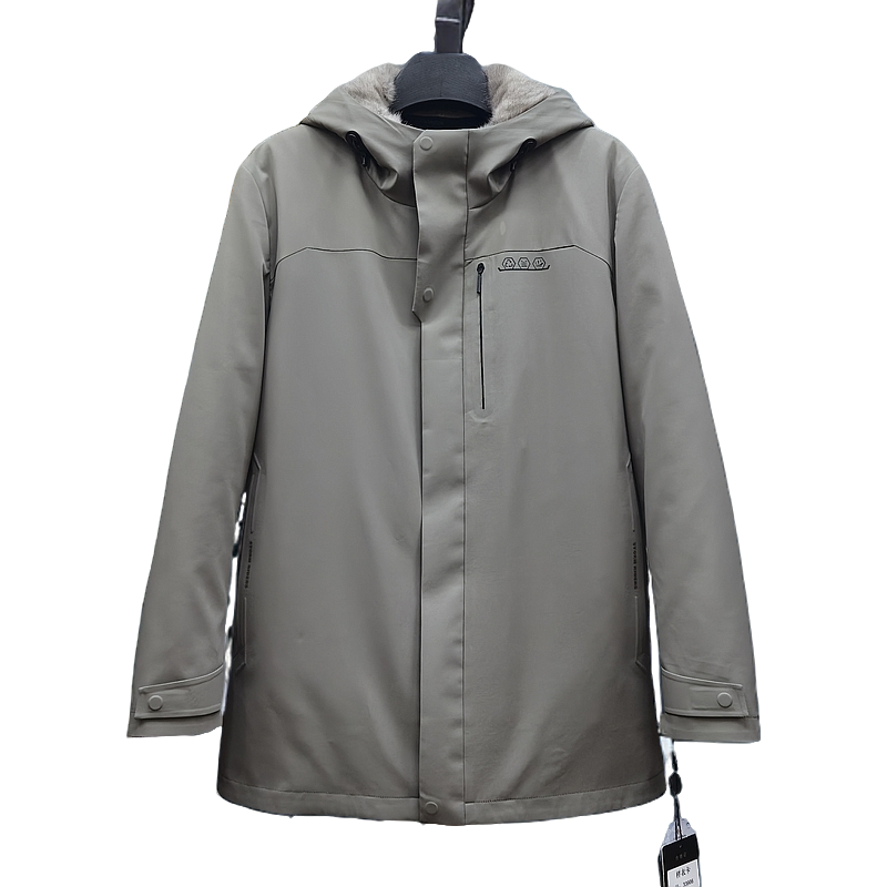 《盛鑫服饰》33906极寒系列男装连帽派克服三穿水貂内胆可拆卸