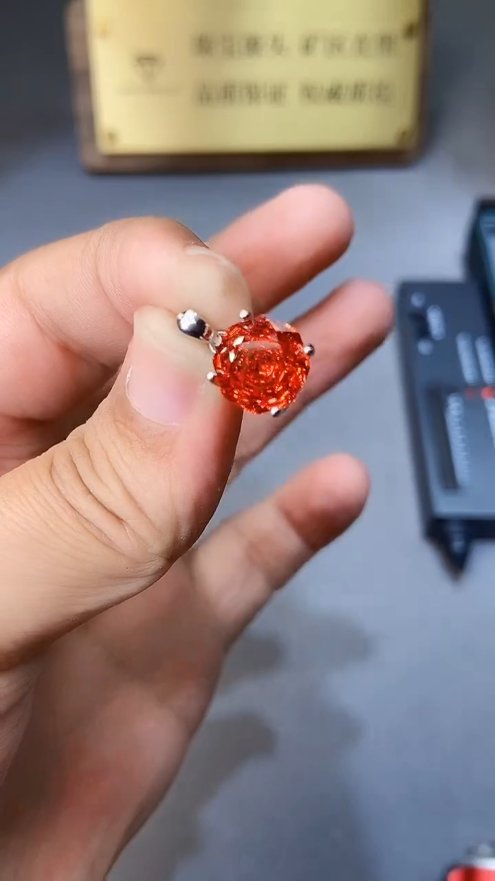 【闪购商品】石榴石颈饰银S925镶嵌354