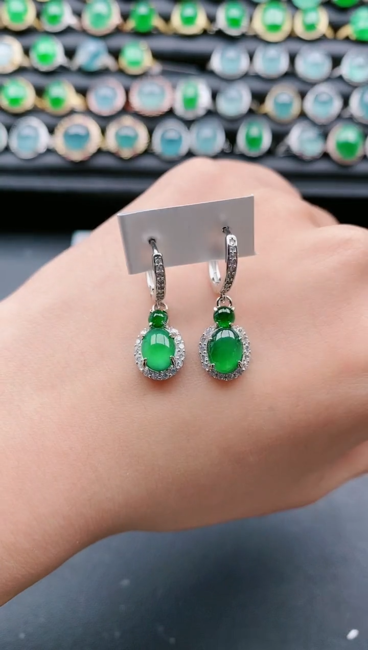 【闪购商品】翡翠戒指银S925镶嵌11111111111