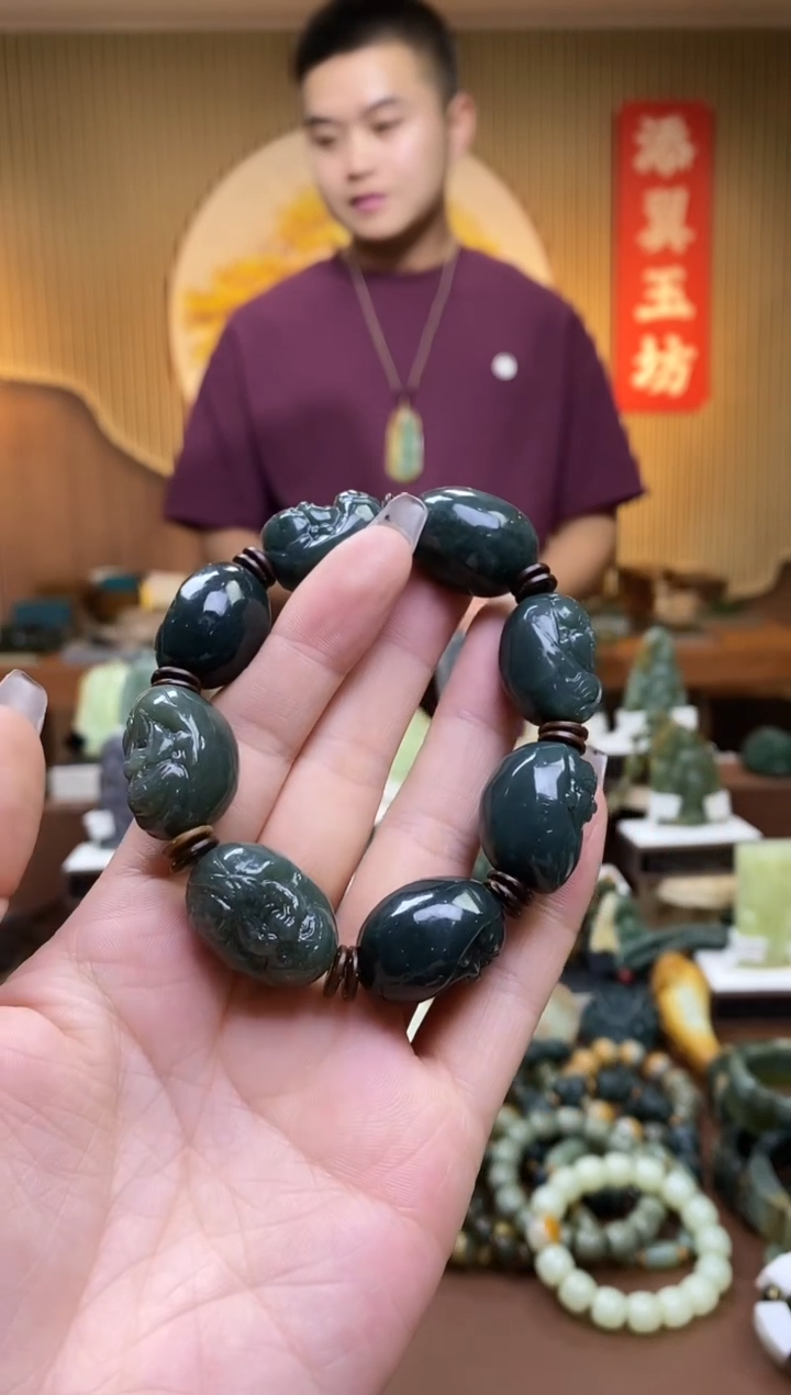 【闪购商品】和田玉手串未镶嵌多样性随机发一