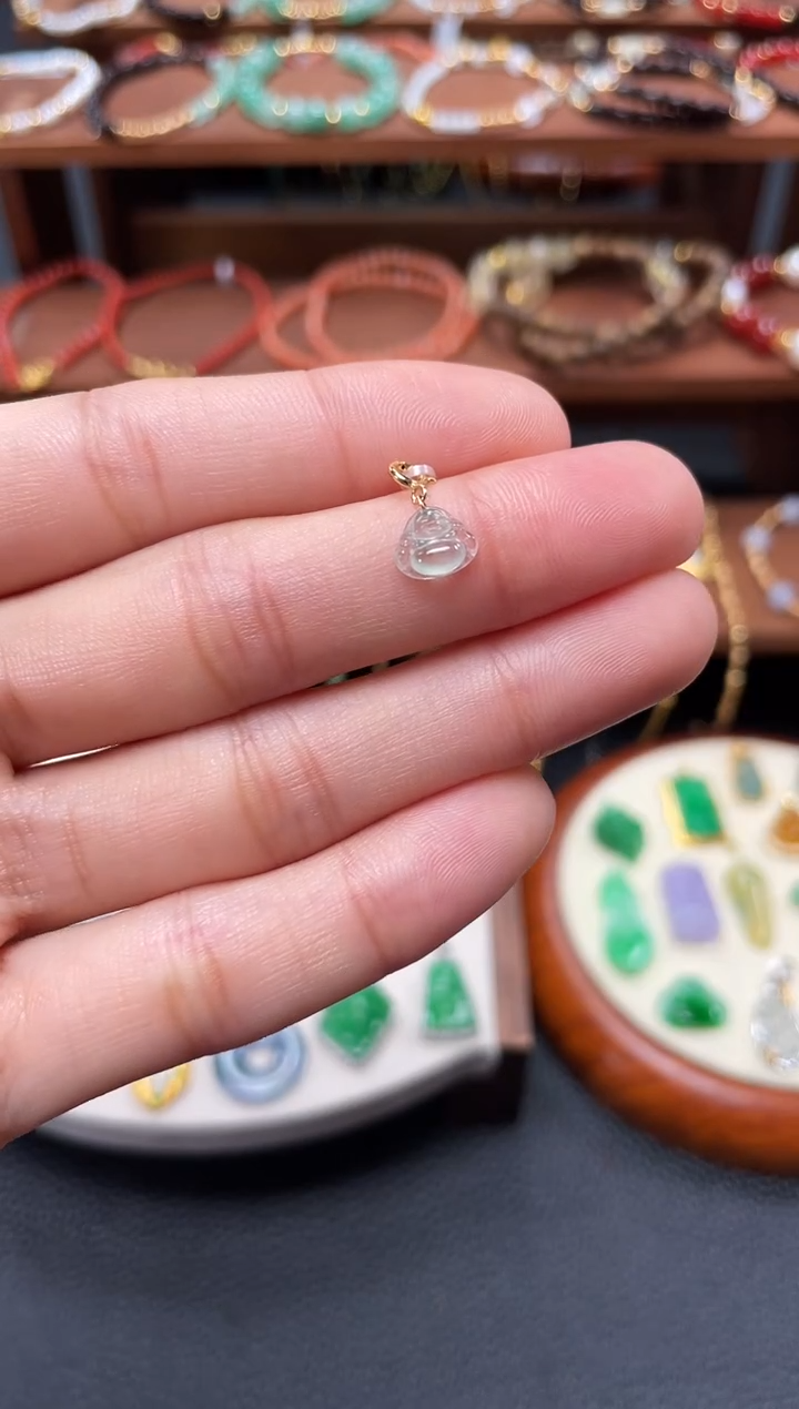 【闪购商品】翡翠吊坠(不含链)未镶嵌 一个  JK288