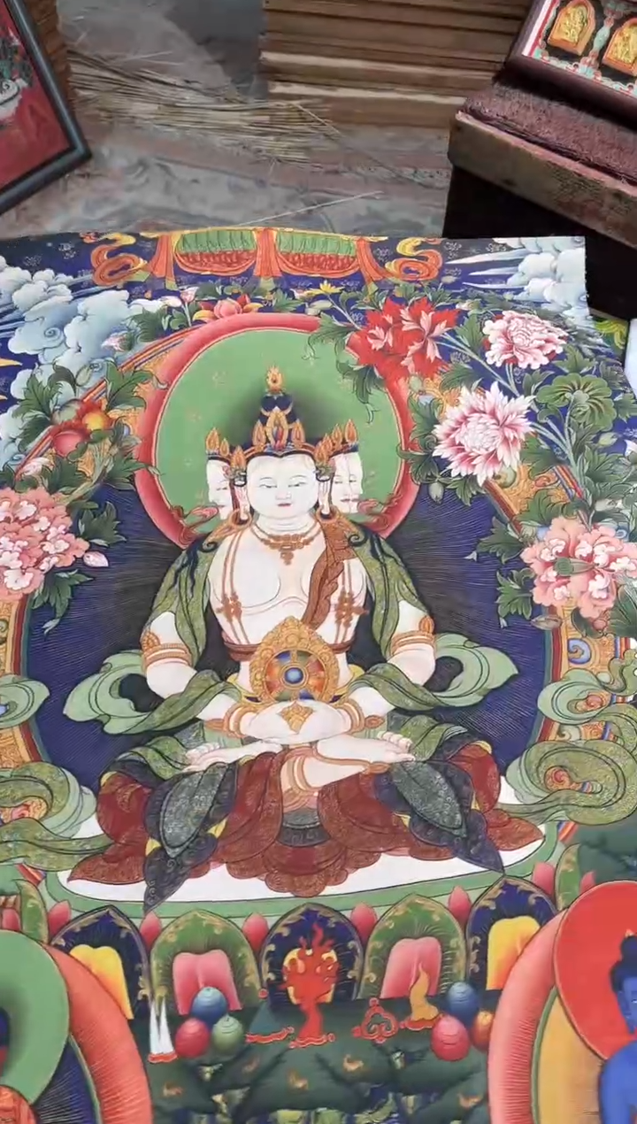 卷轴画路路的唐卡tk160