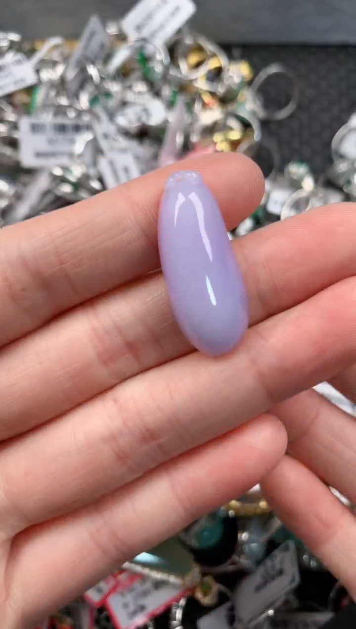 银S925镶嵌戒指翡翠9                   5