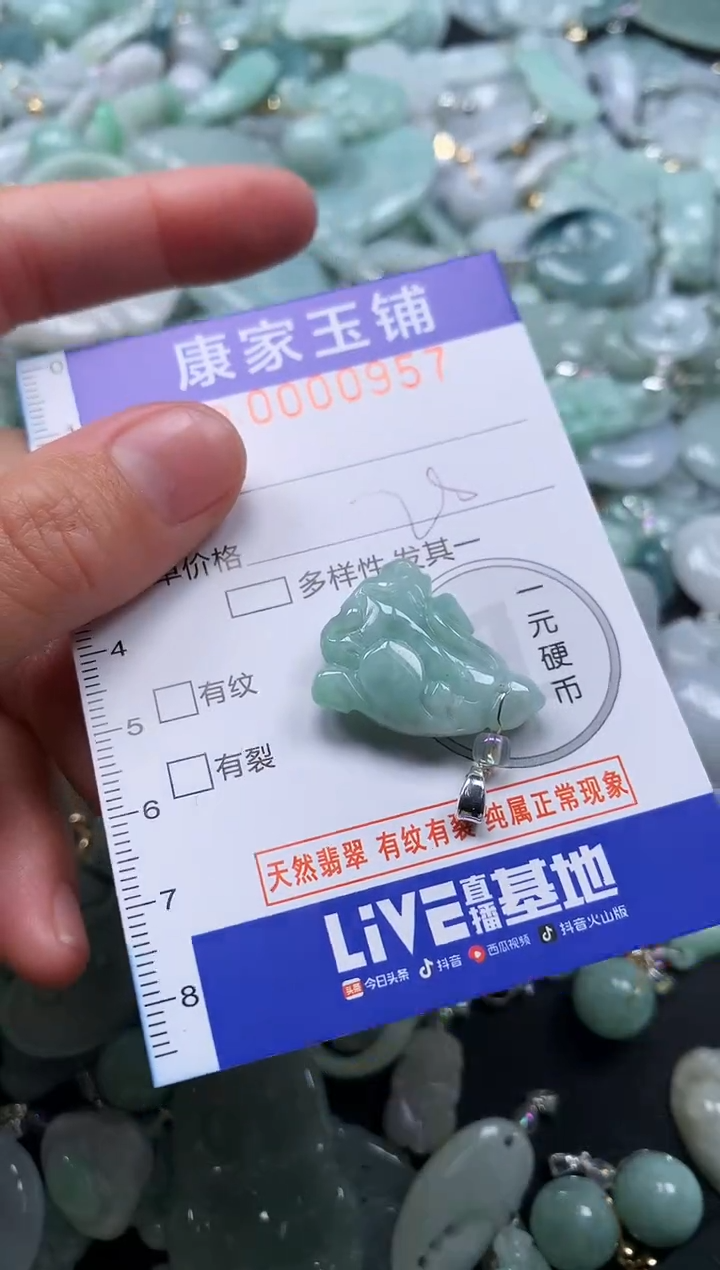 颈饰未镶嵌翡翠957