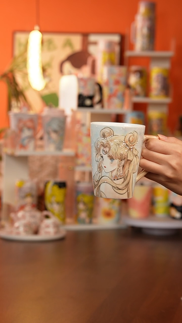 景德镇手工手绘文创陶瓷杯（微瑕）