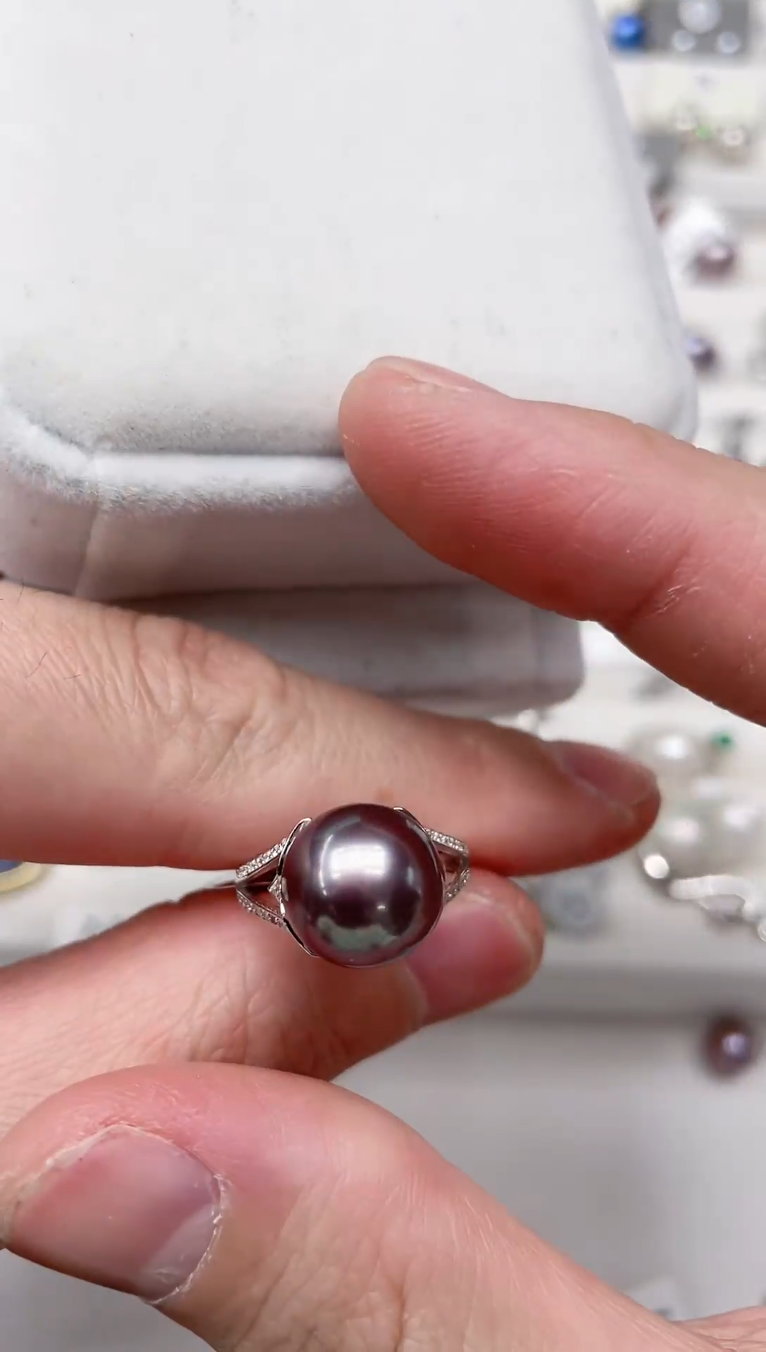 【闪购商品】淡水珍珠戒指银S925镶嵌戒指