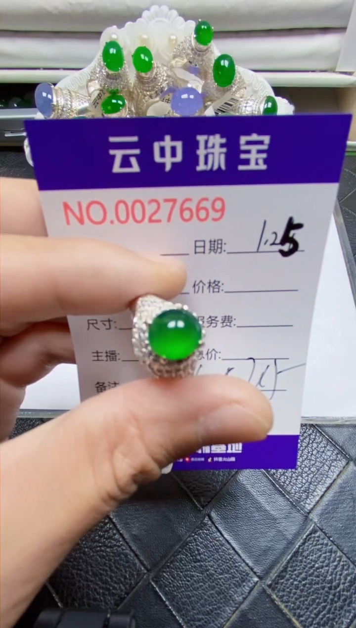 【闪购商品】翡翠戒指未镶嵌/76690000