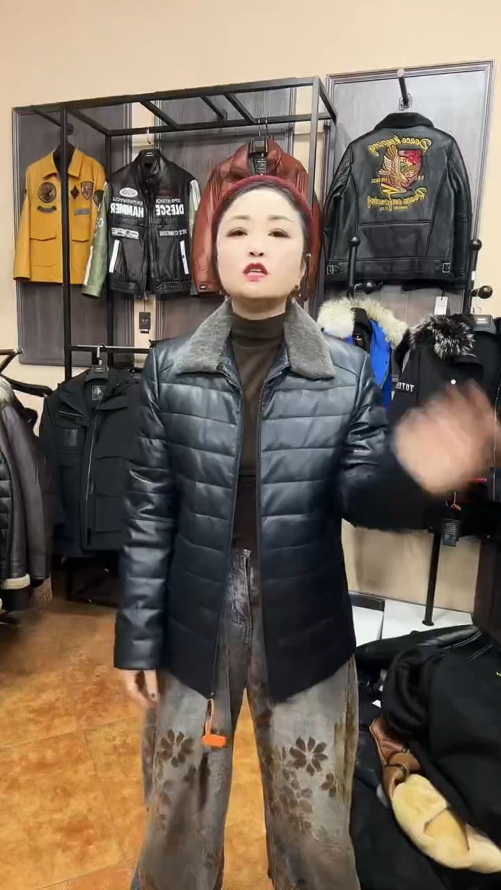 羊皮羽绒120斤内