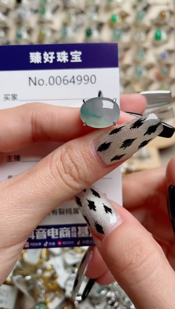 【闪购商品】翡翠戒指银S925镶嵌........