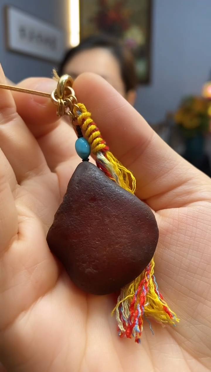 琥珀颈饰未镶嵌挂件