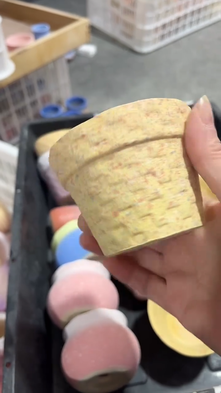 麦饭石粗陶多肉花盆微瑕