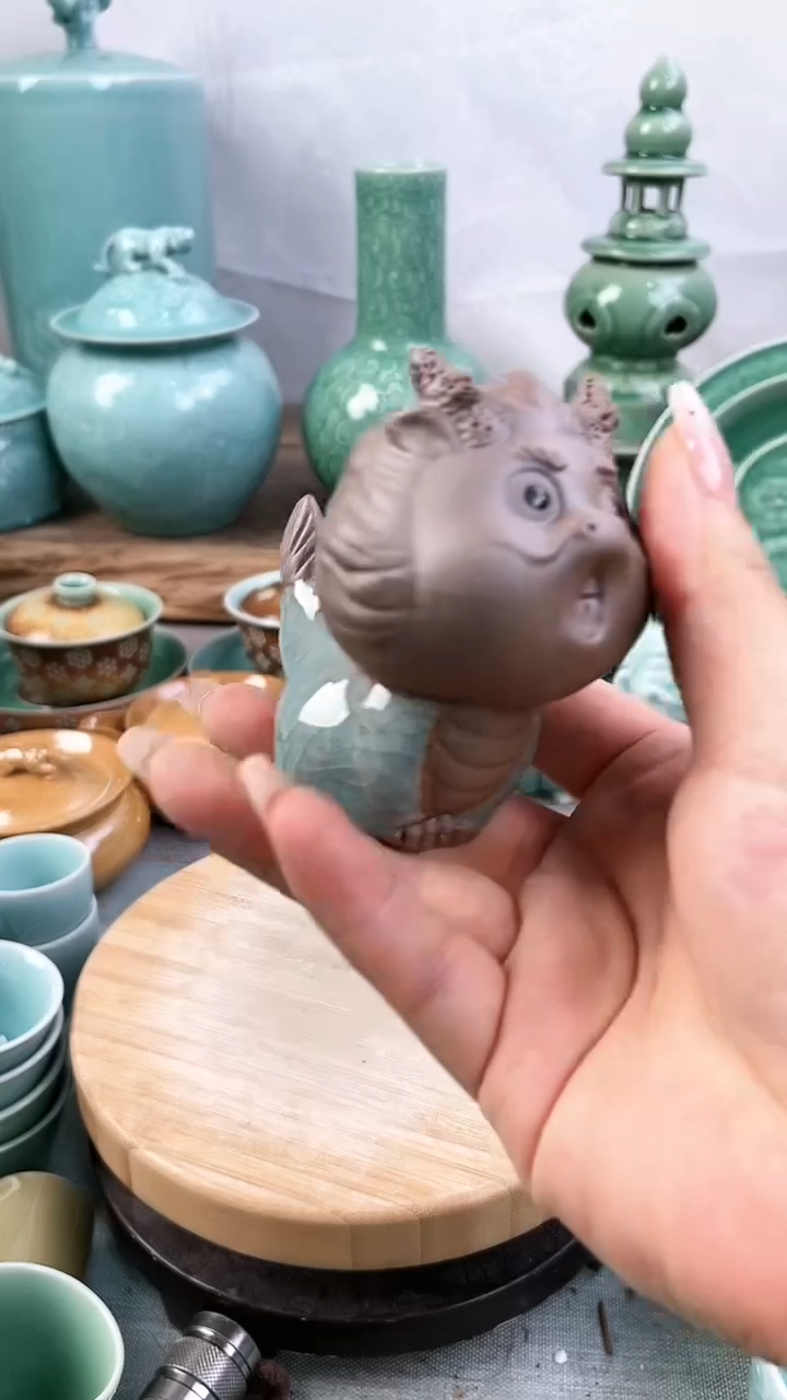 特价福利 微瑕 慧仙青瓷