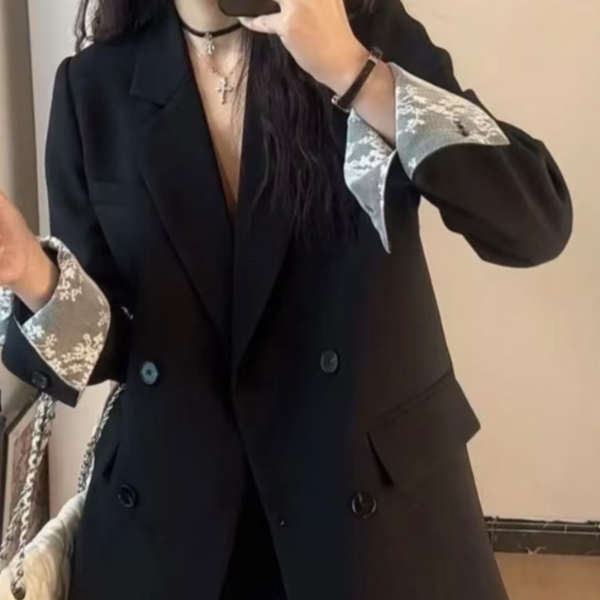 2025高级感6西装外套女小个子2025春季新款韩版宽松休闲