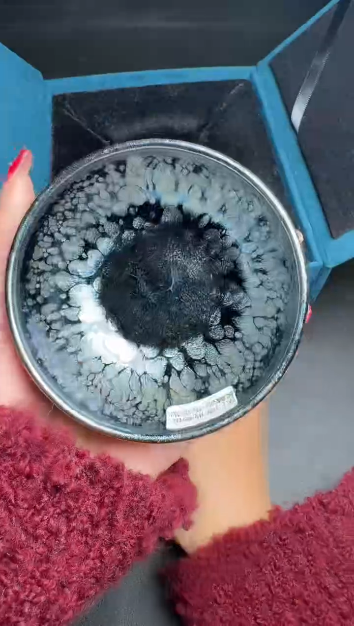 【闪购商品】茶盏肖艳黑牡丹盏166