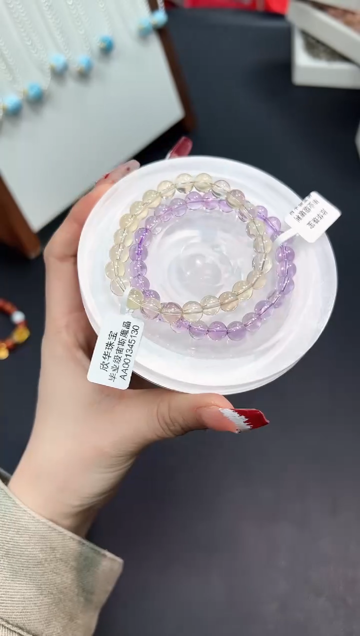 【闪购商品】水晶手串未镶嵌60E多样性发其一/1组默认微瑕