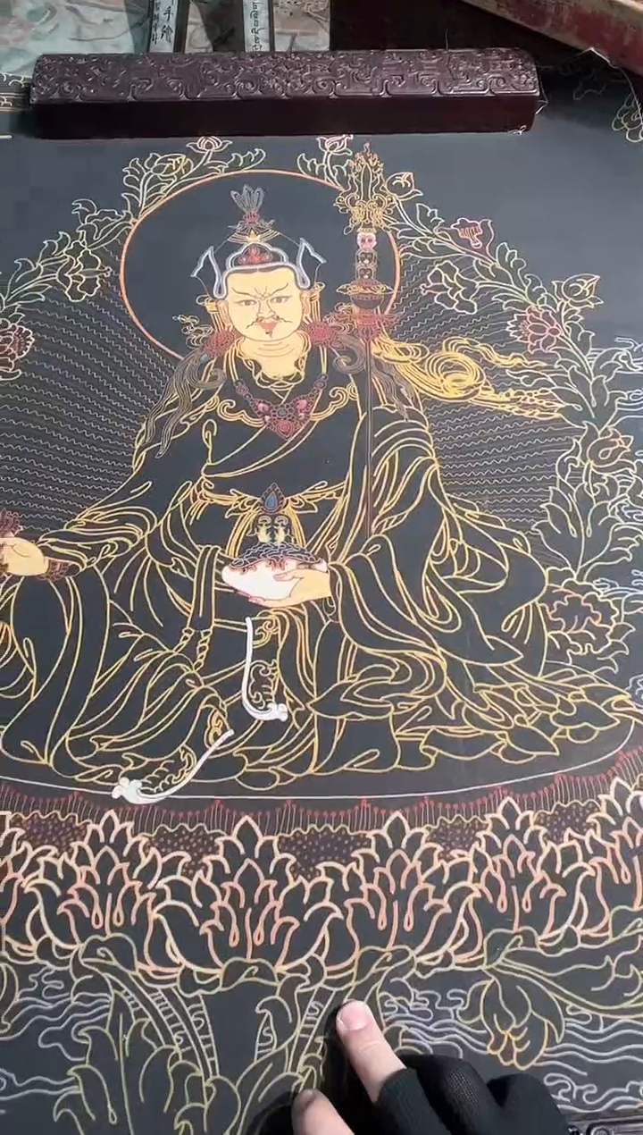 卷轴画天天的唐卡tk160