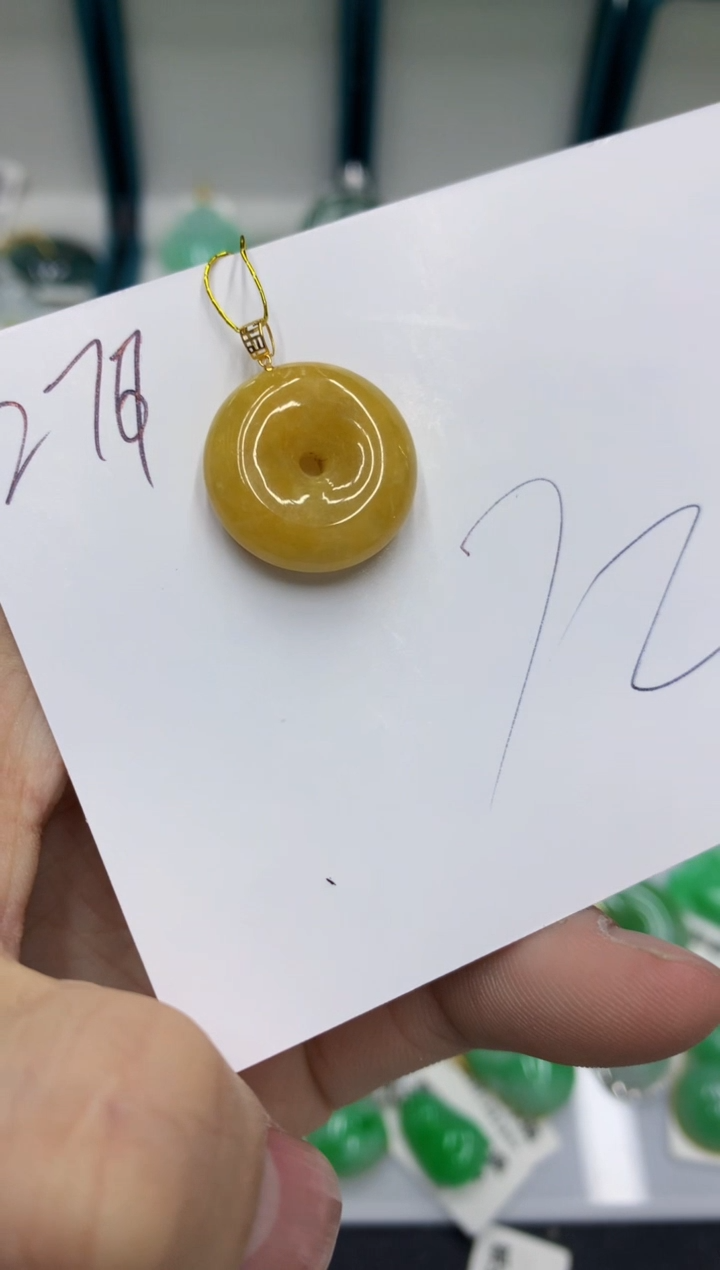 【闪购商品】翡翠颈饰18K金镶嵌11111111