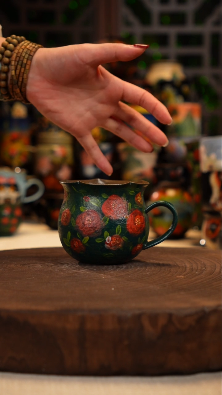 油画    手绘釉下彩