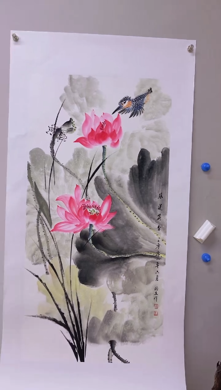 【闪购商品】国画中美画家韦老师作品