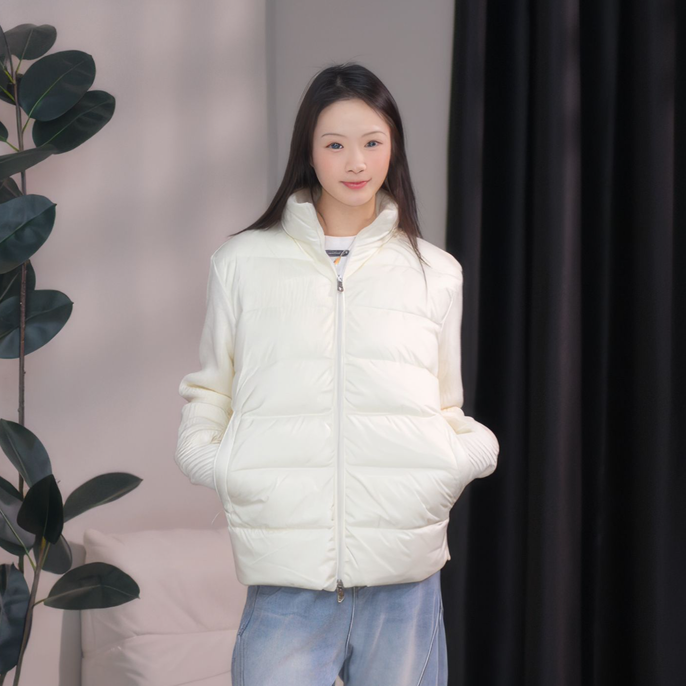 SNOW FLYING/雪中飞新款时尚休闲外套百搭加厚女款