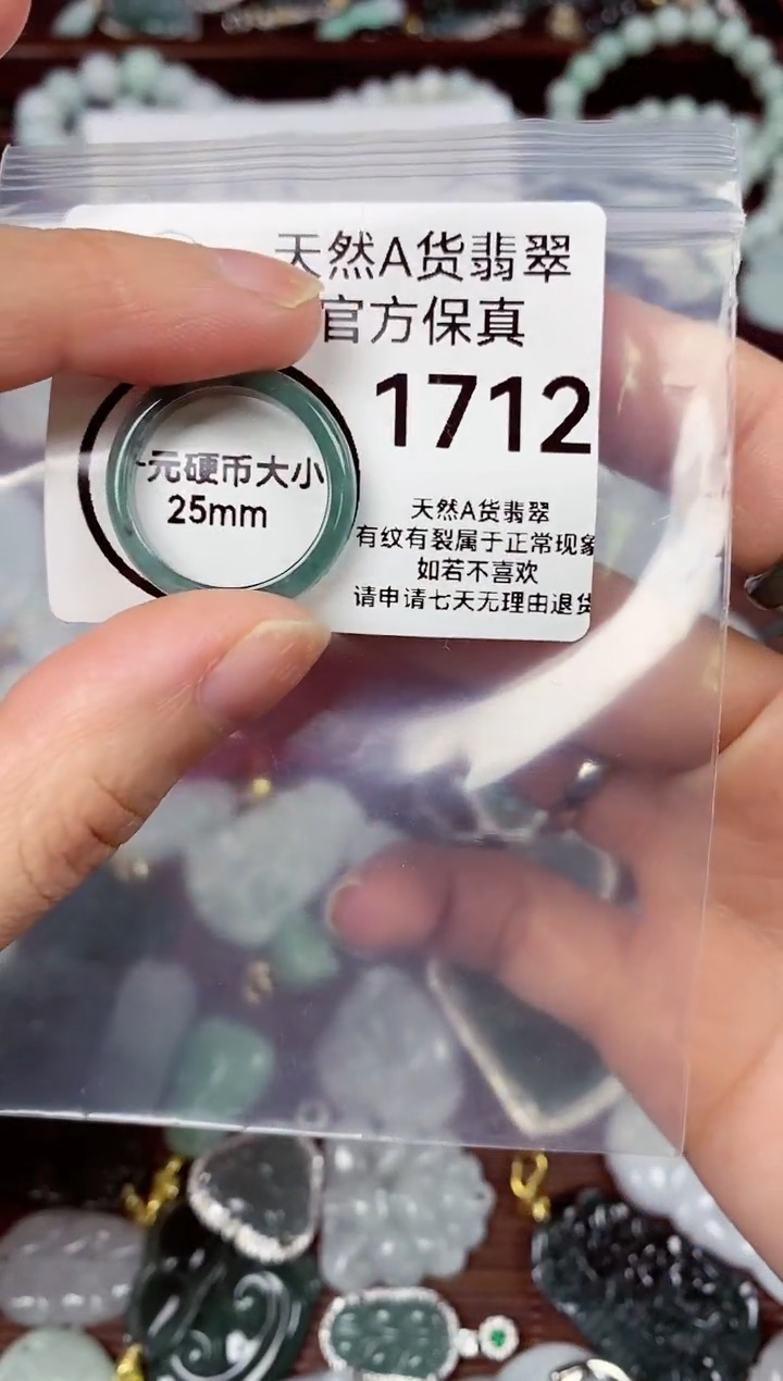 【闪购商品】翡翠颈饰未镶嵌天然A货翡翠1712