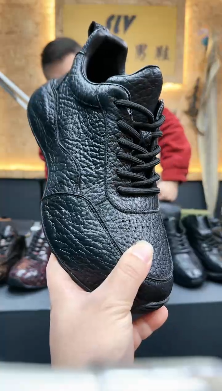 磨砂皮（牛皮）40码黑色6658