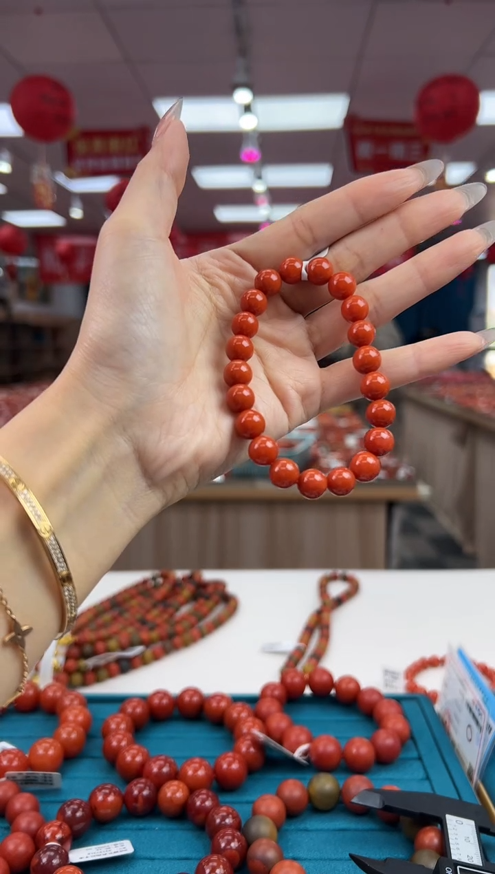 【闪购商品】南红玛瑙手串未镶嵌1.16-（多样式）