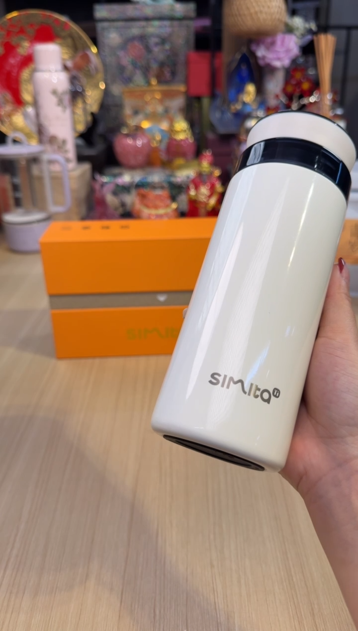218施密特温显保温杯380mL-白色