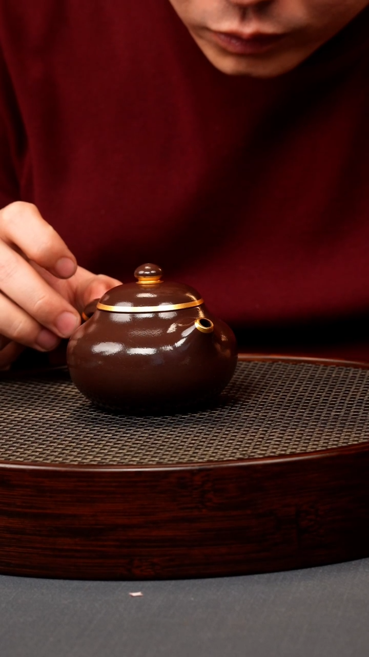 【闪购商品】紫砂茶壶.紫龙血 小品文旦