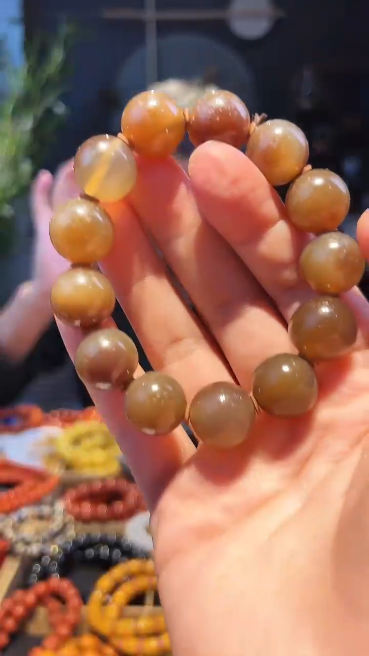 【闪购商品】玛瑙/玉髓手串未镶嵌单圈