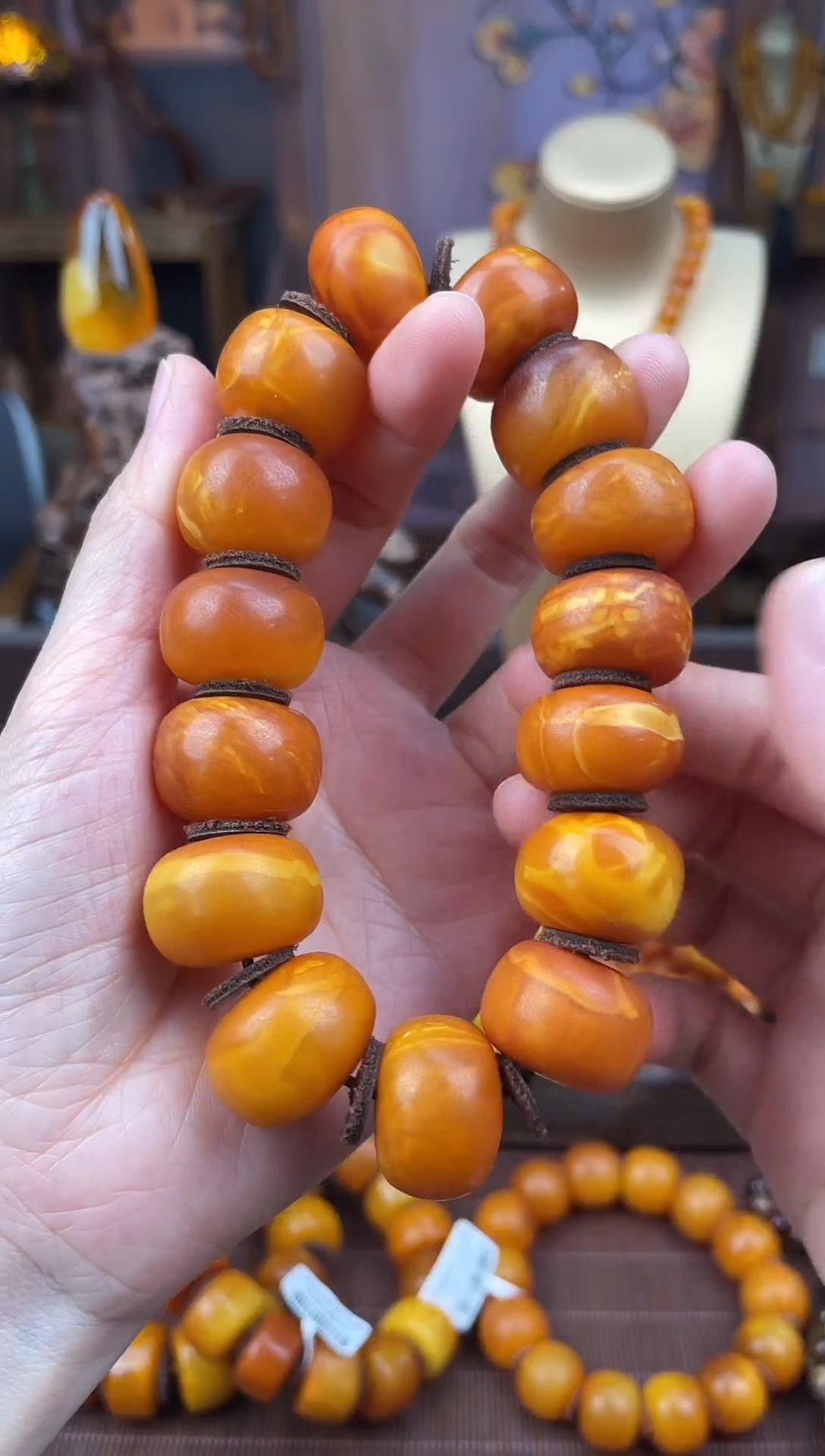 裸石琥珀未镶嵌多样性发货1，假一赔4