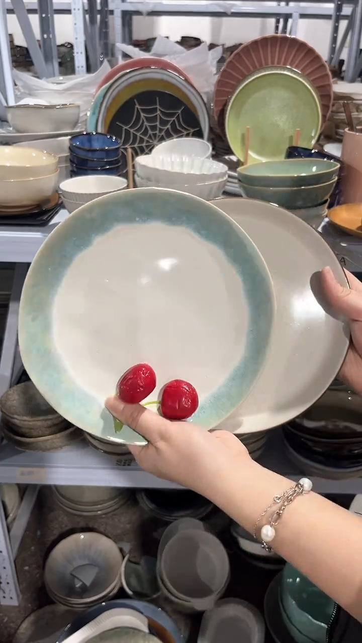 【闪购商品】瓷片外贸尾货瑕疵满20包邮X2 小盘组合