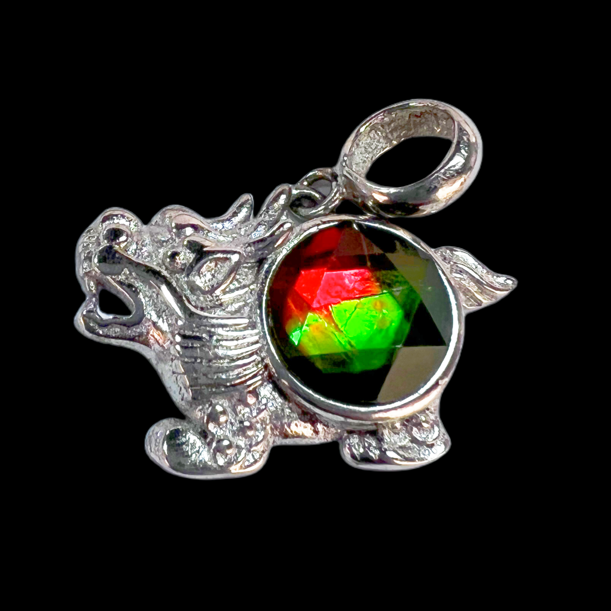 【斑彩石】9-20.2mm BC lg产地：加拿大 贝壳O3