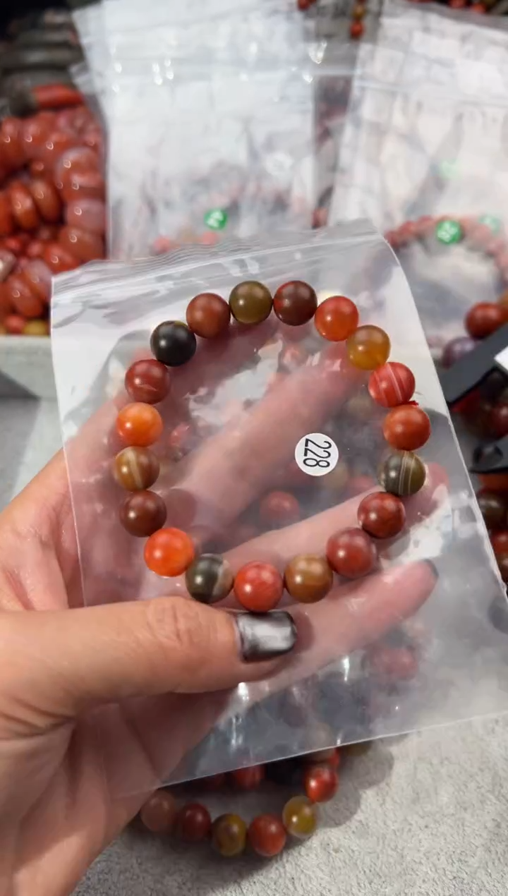 未镶嵌手串南红玛瑙10+
