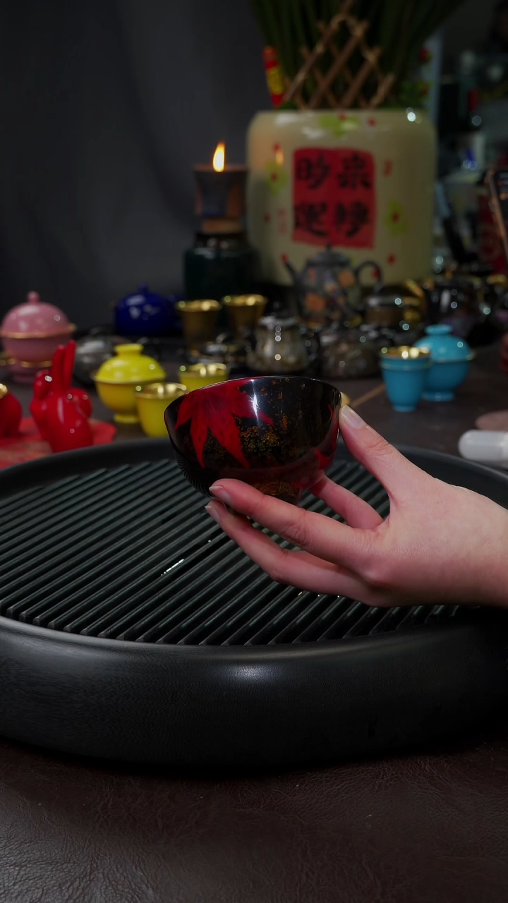 【闪购商品】杯【宜景窑大漆鎏金系列】杯子 19
