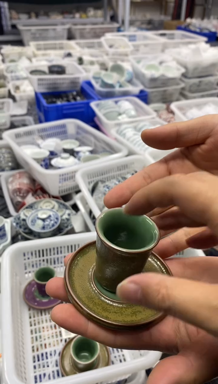陶瓷景德陶瓷茶具容量约50
