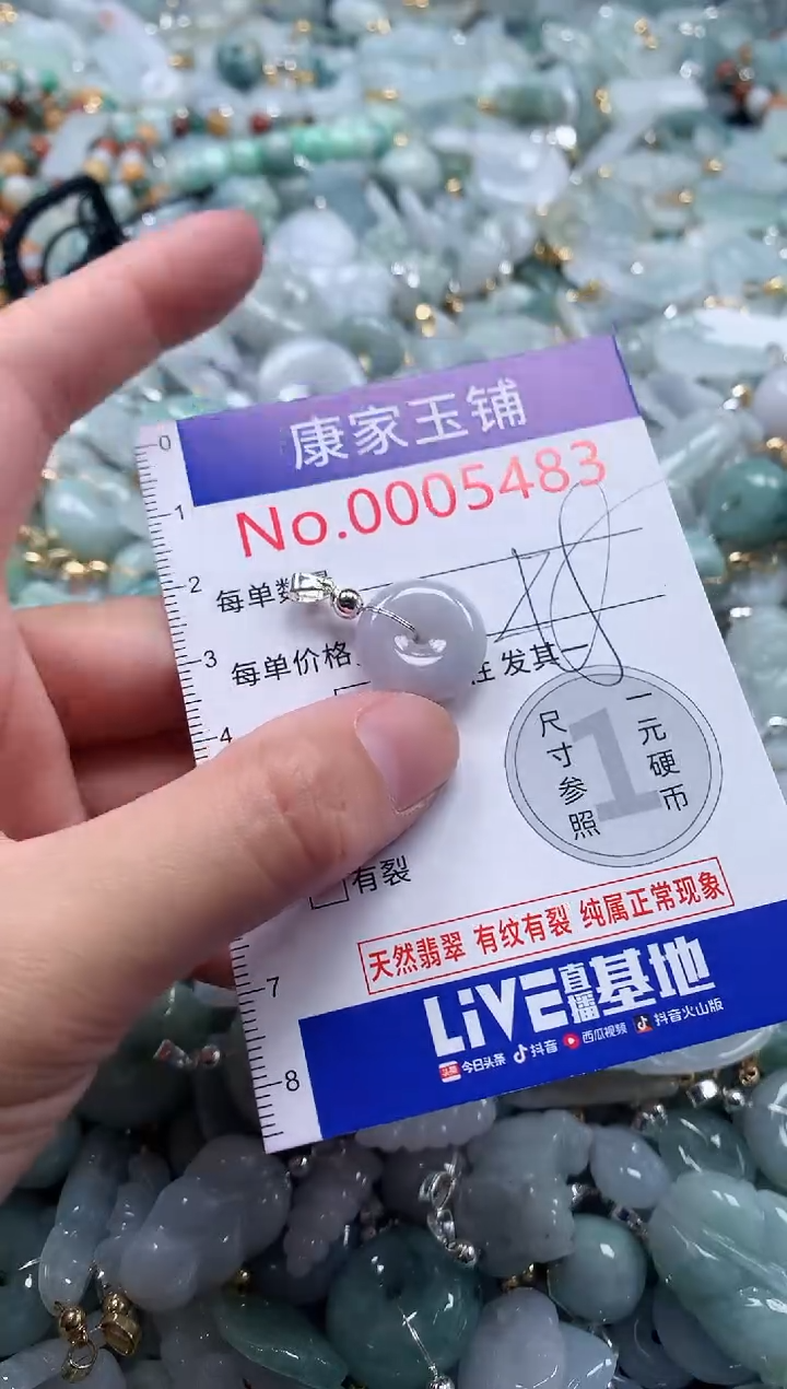 翡翠未镶嵌吊坠(不含链)5483