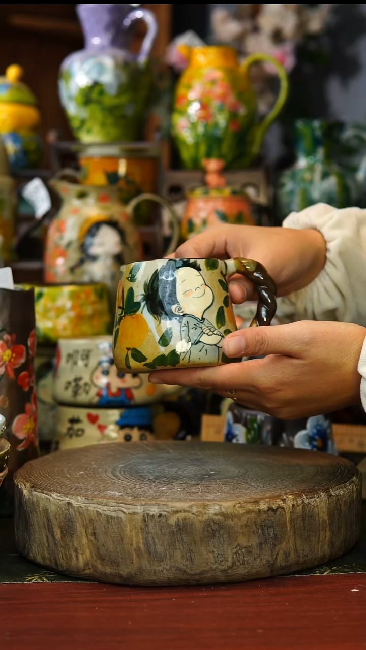 陶瓷123景德镇手工高温釉下彩