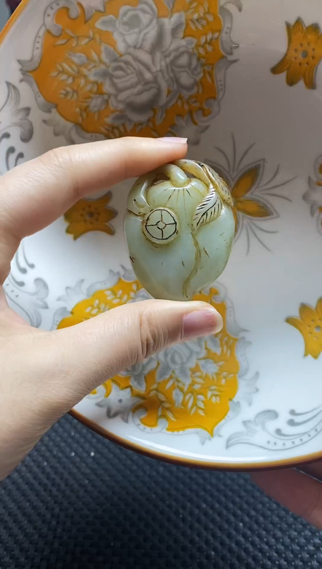 瓷片瓷片 瓷器 摆件 1个