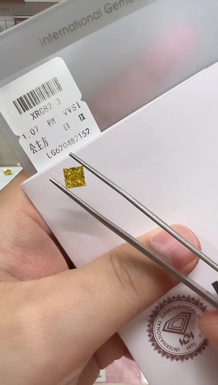 【闪购商品】实验室培育钻石未镶嵌@1.07ct 先鉴赏，再定制！