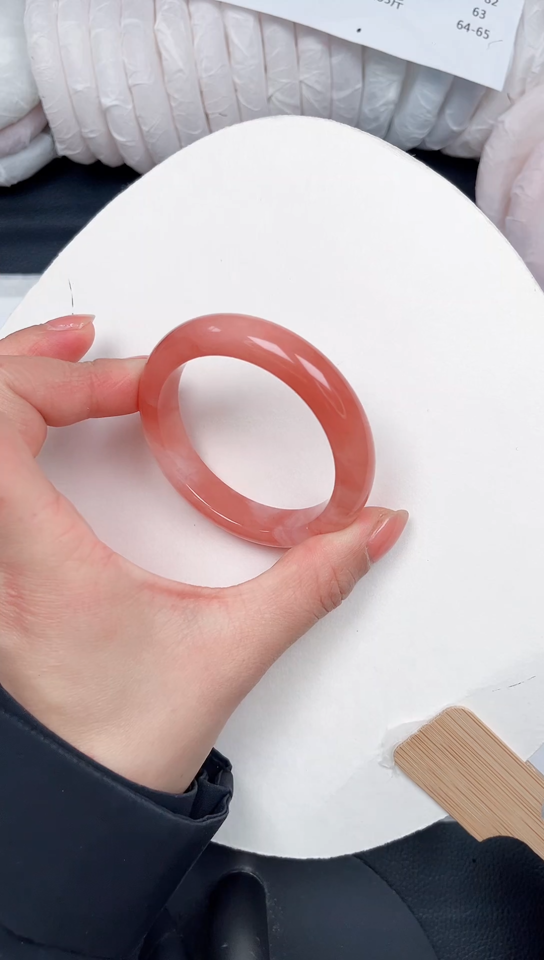 未镶嵌手镯石英质玉28-53